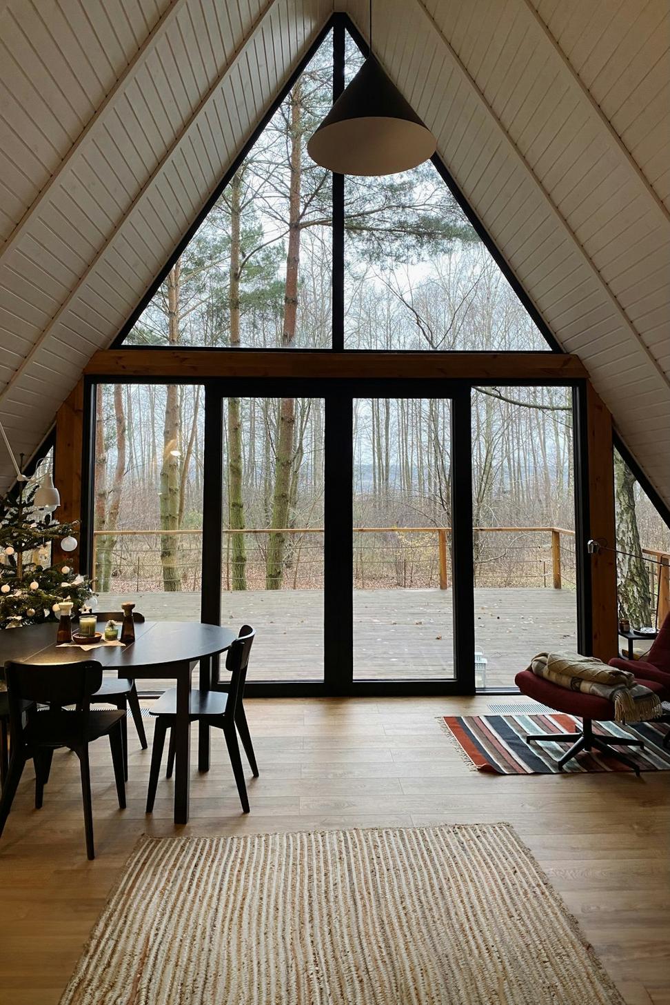 Lake house interior